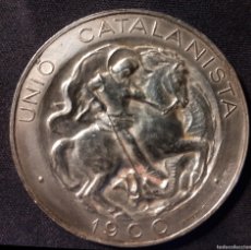 Medallas históricas: 5 PESSETES UNIÓ CATALANISTA, 1900 (5 PESETAS). Lote 364319886