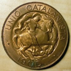 Medallas históricas: UNIÓ CATALANISTA, 10 CÈNTIMS, 1900. Lote 364561291