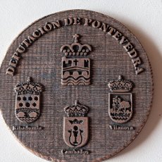 Medallas históricas: PONTE DE SANTA MARTA - DEPUTACION PONTEVEDRA - MEDALLA CONMEMORATIVA 2007 - ACABADO ROSA