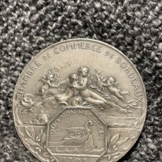 Medallas históricas: MEDAILLE MEDALLA CHAMBRE DE COMMERCE DE BORDEAUX 1906. Lote 375011814