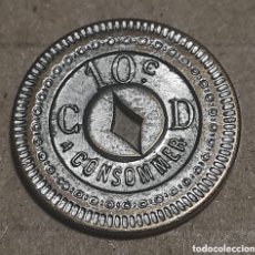 Medallas históricas: FRANCIA 10 CÉNTIMOS - TOKEN ”A COSOMMER”. Lote 376321294