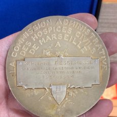 Medallas históricas: MAGNIFICA MEDALLA FRANCESA EN PLATA, GRAN TAMAÑO