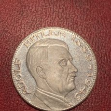 Medallas históricas: MEDALLA ADOLF HITLER 1945 PLATA. Lote 395653284