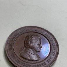 Medallas históricas: MEDALLA BRONCE MOZART 1856 FIRMADA C. RADNITZKY. Lote 396680479