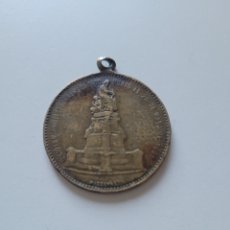 Medallas históricas: MEDALLA DE COBRE 2º CENTENARIO MUERTE CALDERÓN DE LA BARCA 25 DE MAYO 1881. 3 CM.