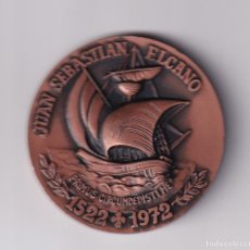 Medallas históricas: ESPAÑA. MEDALLA BRONCE DE JUAN SEBASTIÁN ELCANO 1522-1972. Lote 401046849
