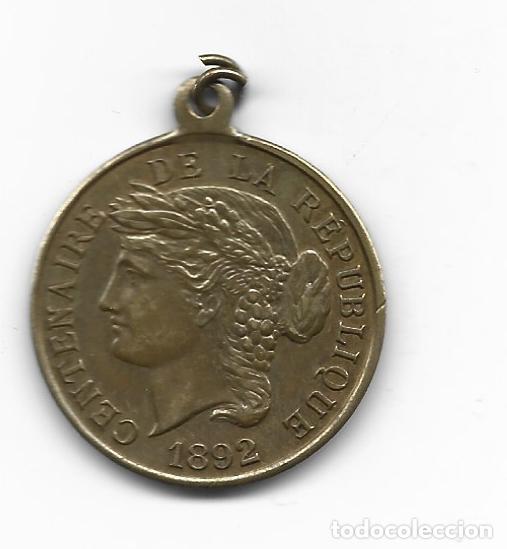 Medallas hist&oacute;ricas: FRANCIA-MEDALLA DEL CENTENARIO DE LA REPUBLICA - Foto 2
