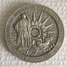 Medallas históricas: MEDALLA BRONCE CENTENARIO EMPRESA INSULANA DE NAVEGAÇAO - PORTUGAL. Lote 402102324