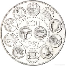 Medallas históricas: [#187382] FRANCIA, MEDALLA, ECU EUROPA, MARIANNE, POLITICS, 1987, FDC, COBRE - NÍQUEL. Lote 402131499