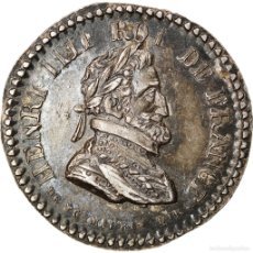Medallas históricas: [#875806] FRANCIA, MEDALLA, LOUIS XVIII, QUINAIRE, HENRI IV, HISTORY, SC, PLATA. Lote 402131684