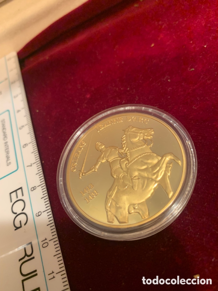 Medallas hist&oacute;ricas: Medalla coleccion juana de arco - Foto 3