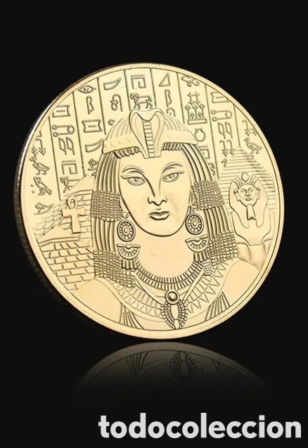 Medallas hist&oacute;ricas: FANT&Aacute;STICA MONEDA DE ORO DE CLEOPATRA. REF S1 CGM - Foto 2