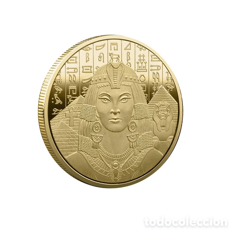 Medallas hist&oacute;ricas: FANT&Aacute;STICA MONEDA DE ORO DE CLEOPATRA. REF S1 CGM - Foto 3