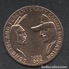 Medallas históricas: FILA MEDALHA USA 1936 LONG ISLAND'S TERCENTENARY COMMEMORATION BRONZE