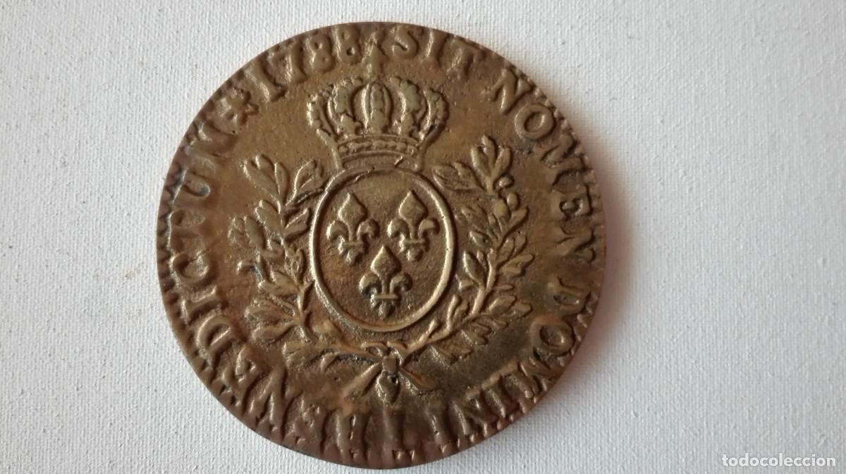 Medallas hist&oacute;ricas: MEDALLON BENEDICTUM 1788 - Foto 3