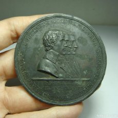 Medallas históricas: MATRIZ EN POSITIVO DE LA MEDALLA BONAPARTE, LEBRUN, CAMBACÉRÈS 1799 - 1804