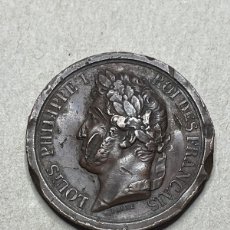 Medallas históricas: MEDALLA LOUIS PHILIPPE I - EL EJÉRCITO AL DUQUE DE ORLEANS - PRÍNCIPE REAL - 1843