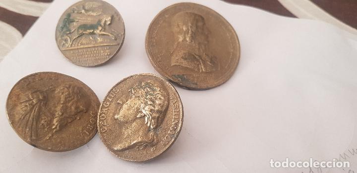 Medaglie storiche: 4 MEDALLAS RARAS,NAPOLEON,ANDREAS DORIA ECT ...