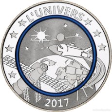 Medallas históricas: [#1162253] FRANCIA, MEDALLA, L'UNIVERS, 2017, FDC, PLATA