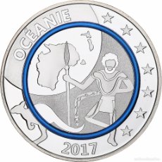 Medallas históricas: [#1162255] FRANCIA, MEDALLA, PLANÈTE BLEUE - OCÉANIE, 2017, FDC, PLATA