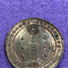 Medallas históricas: RARISIMA MEDALLA EUSEBIO DA GUARDA 1884 LA CORUÑA (L9)