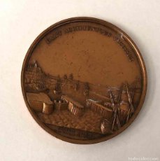 Medallas históricas: MEDALLA CARLOS X, OUVERTURE DU BARRAGE-ÉCLUSE DE SAINT-VALÉRY-SUR-SOMME 1829