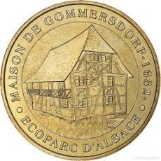 Medallas históricas: [#1280600] FRANCIA, TOURIST TOKEN, MAISON DE GOMMERSDORF, 2007, MDP, NORDIC GOLD, EBC+