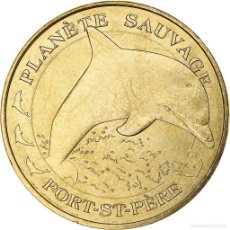 Medallas históricas: [#1280610] FRANCIA, TOURIST TOKEN, PLANÈTE SAUVAGE, PORT-ST-PÈRE, 2009, MDP, NORDIC GOLD