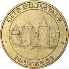 Medallas históricas: [#1280609] FRANCIA, TOURIST TOKEN, CITÉ MÉDIÉVALE DE FOUGÈRES, MDP, NORDIC GOLD, EBC+