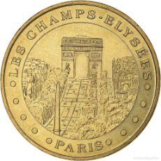 Medallas históricas: [#1280617] FRANCIA, TOURIST TOKEN, LES CHAMPS-ÉLYSÉES, 2007, MDP, NORDIC GOLD, SC