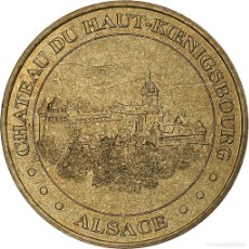 Medallas históricas: [#1280619] FRANCIA, TOURIST TOKEN, CHÂTEAU DU HAUT-KOENIGSBOURG, 2003, MDP, NORDIC GOLD