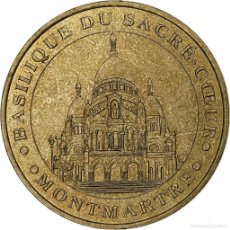 Medallas históricas: [#1280623] FRANCIA, TOURIST TOKEN, BASILIQUE DU SACRÉ-CŒUR, 2003, MDP, NORDIC GOLD, EBC