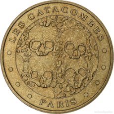 Medallas históricas: [#1280624] FRANCIA, TOURIST TOKEN, CATACOMBES DE PARIS, MDP, NORDIC GOLD, EBC+
