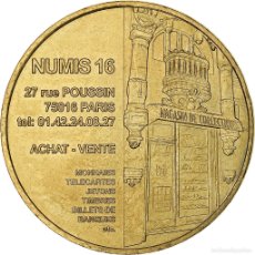 Medallas históricas: [#1280621] FRANCIA, TOURIST TOKEN, NUMIS 16, 2008, MDP, NORDIC GOLD, EBC+