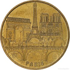 Medallas históricas: [#1280655] FRANCIA, TOURIST TOKEN, PARIS, MONUMENTS, 2007, MDP, NORDIC GOLD, EBC+