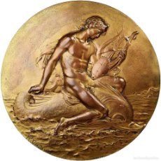 Medallas históricas: [#1159376] FRANCIA, MEDALLA, LE FABULEUX DESTIN DU DAUPHIN, 1905, BRONCE, RAOUL BÉNARD