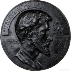 Medallas históricas: [#1159375] COLONIAS FRANCESAS, MEDALLA, CONGO/GABON, PIERRE SAVORGNAN DE BRAZZA, 1886