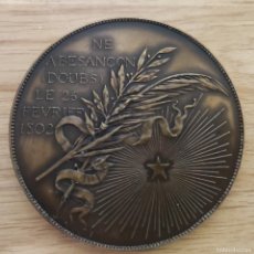 Medallas históricas: MEDALLA VICTOR HUGO. AÑO 1884 FIRMADA POR A. BOPPEL