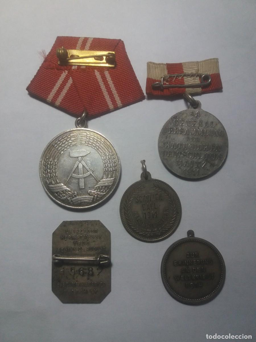Medallas hist&oacute;ricas: Lote de cinco Medalla Alemanas - Foto 2