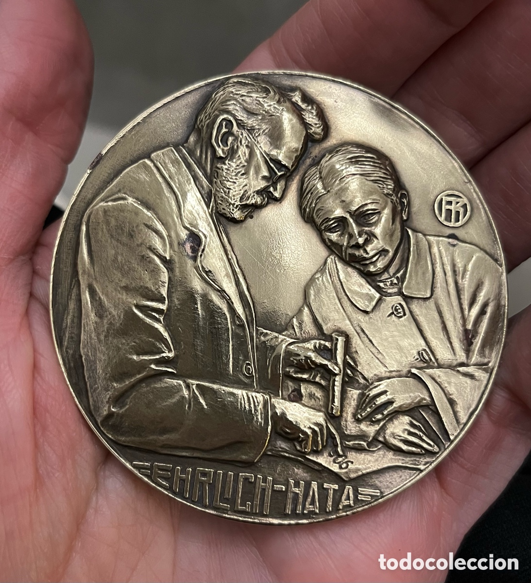 Medallas hist&oacute;ricas: Medalla bronce EHRLICH-HATA / PER ASPERA AD ASTRA - Foto 2