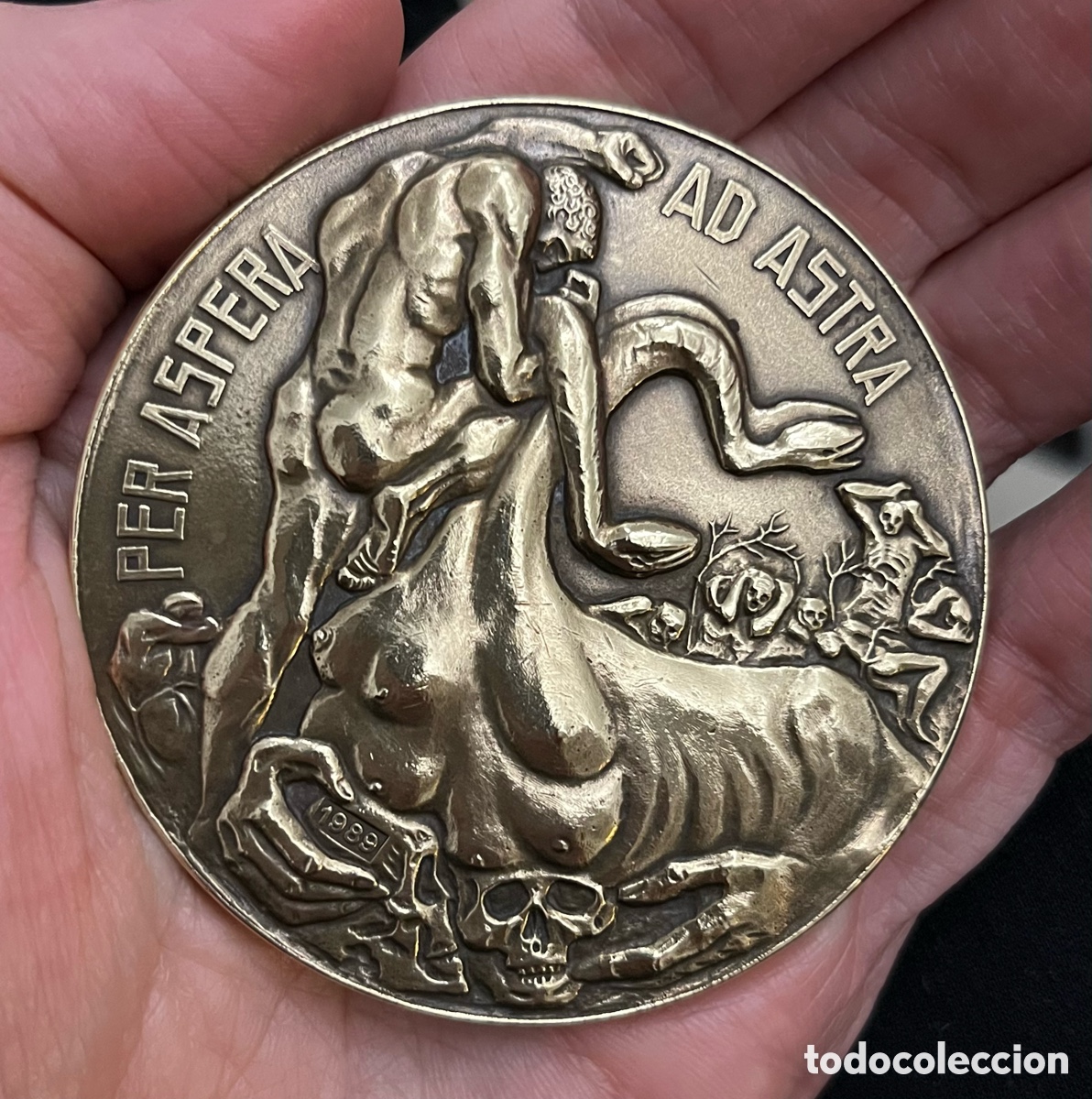 Medallas hist&oacute;ricas: Medalla bronce EHRLICH-HATA / PER ASPERA AD ASTRA - Foto 1