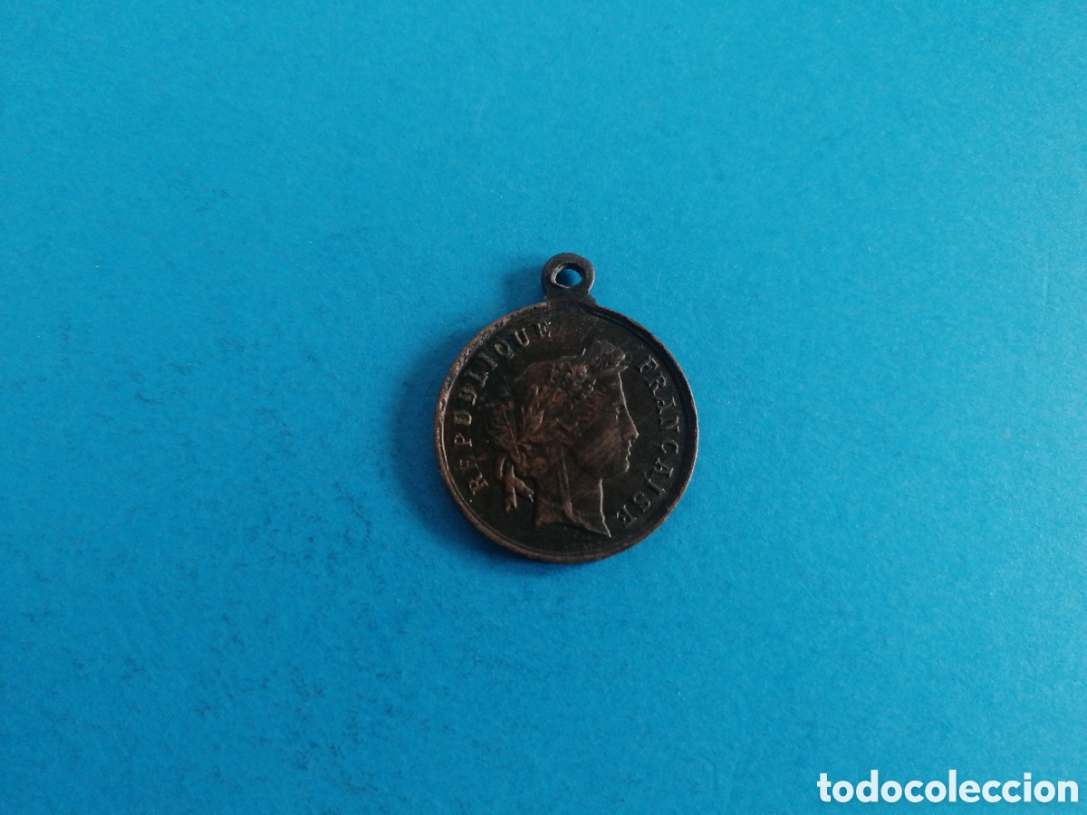 Medallas hist&oacute;ricas: Medalla rep&uacute;blica francesa - Foto 1