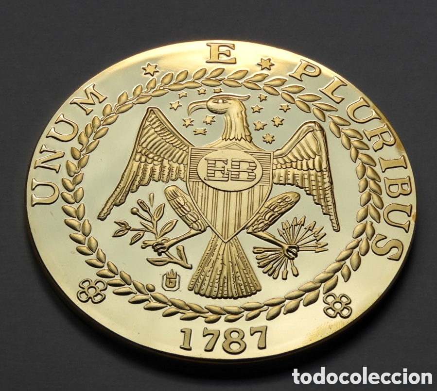Medallas hist&oacute;ricas: Moneda Dobl&oacute;n de Brasher 1787 - Foto 2