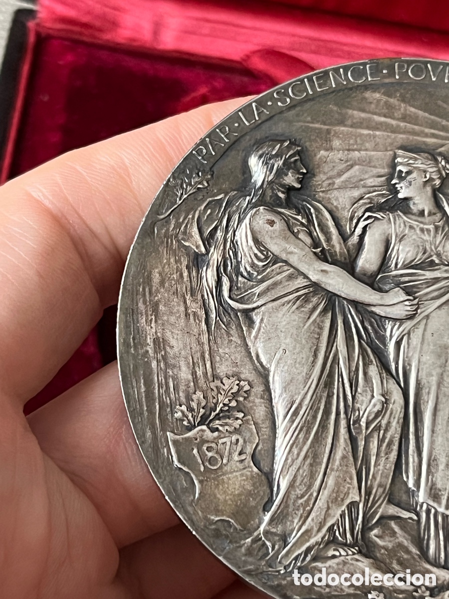 Medallas hist&oacute;ricas: Medalla de bronce 1872 AFAS - Foto 8
