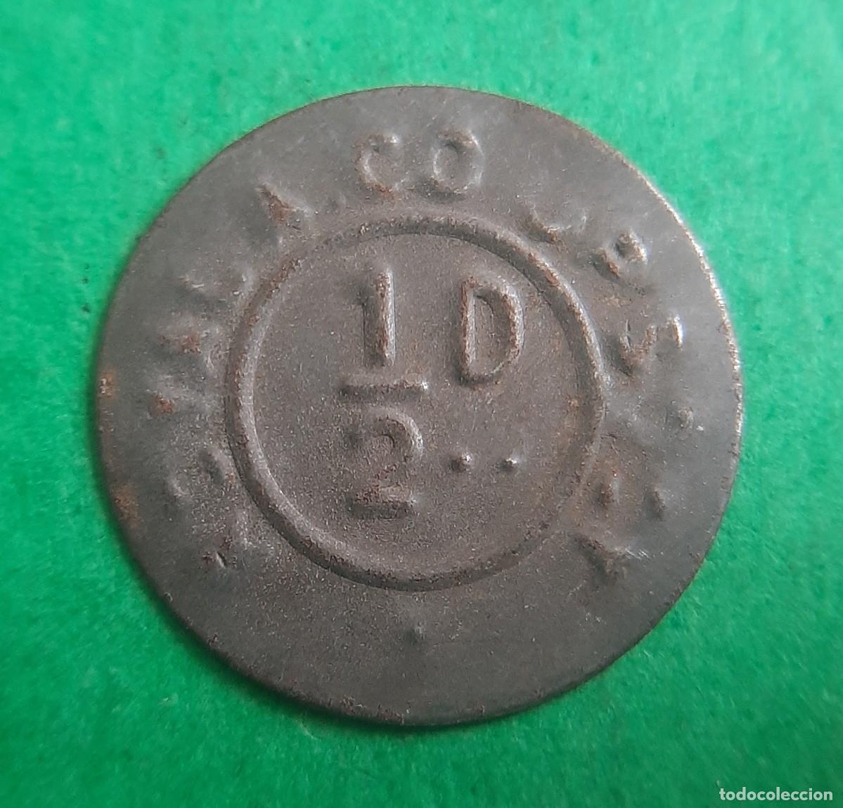 Medallas hist&oacute;ricas: (INGLATERRA) TOKEN COMERCIAL DE 1/2 PENNY - Foto 1