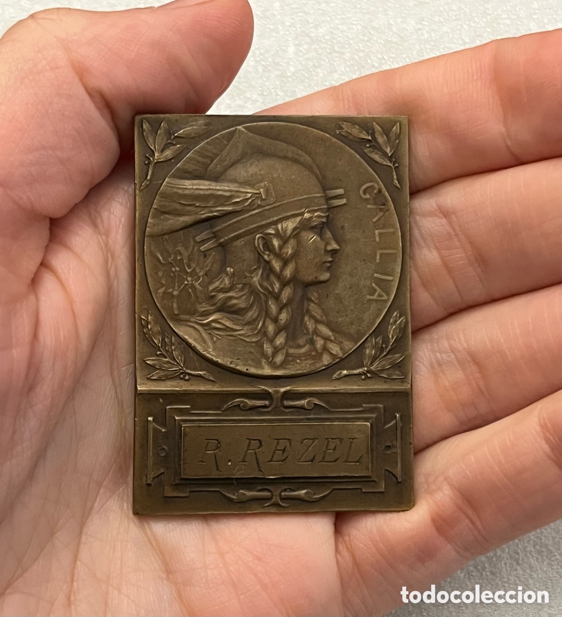 Medallas hist&oacute;ricas: Medalla Francesa de Bronce - Gallia - Foto 4