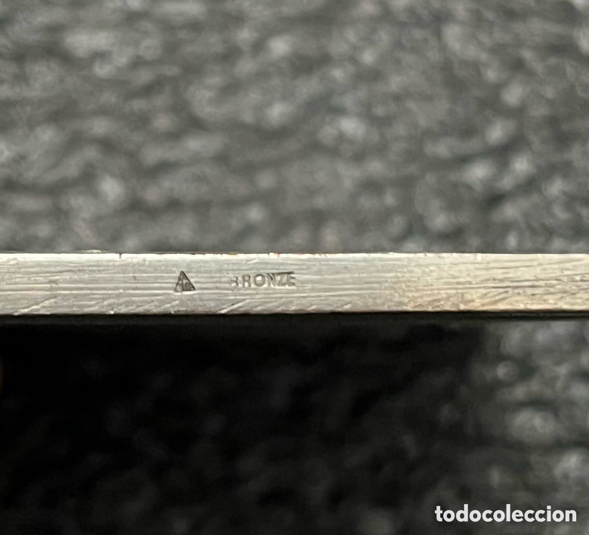 Medallas hist&oacute;ricas: Medalla de bronce rectangular Firmada P. Vannier - Foto 3