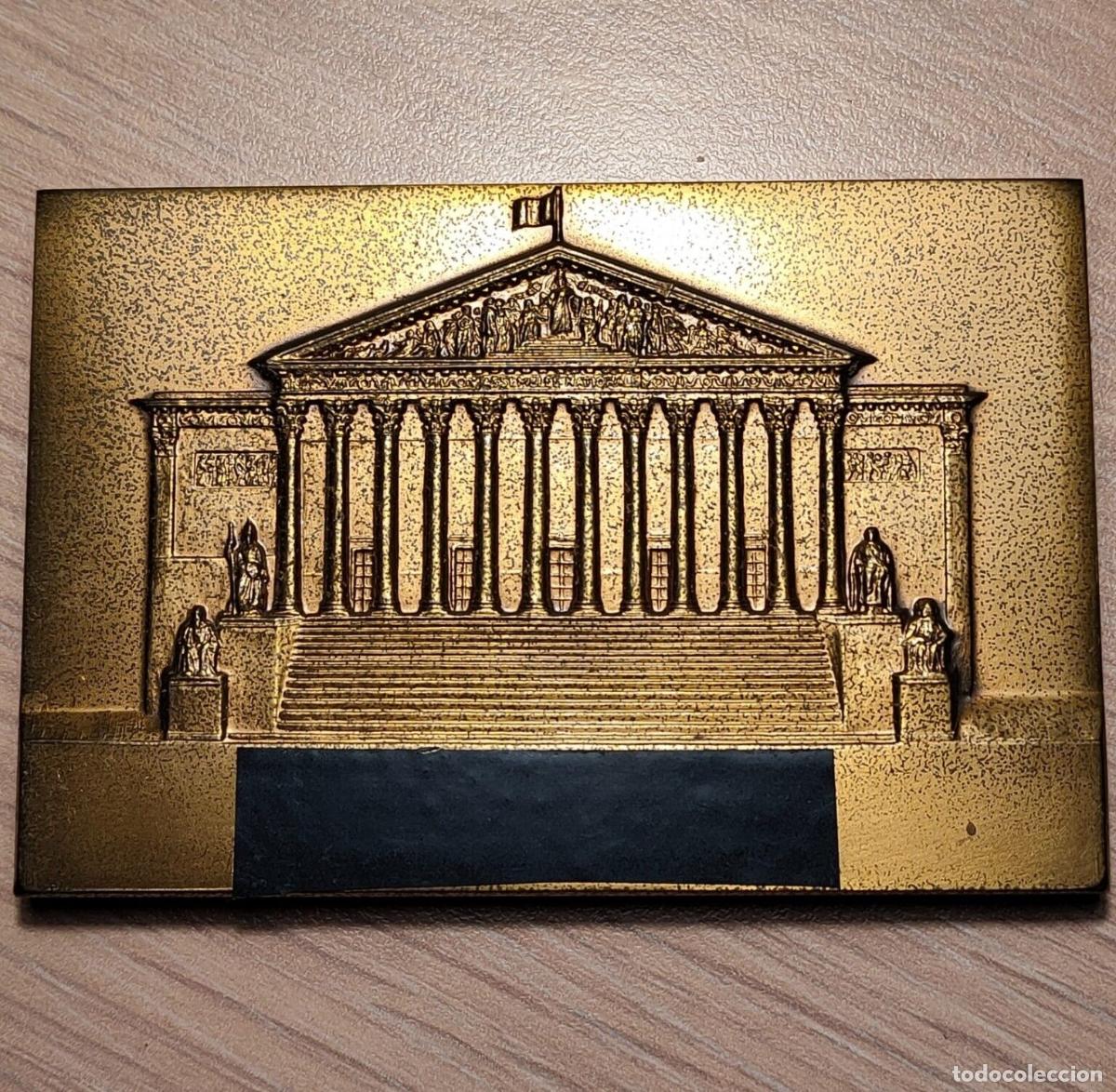 Medallas hist&oacute;ricas: FRANCIA MEDALLA PLACA PARLAMENTO - Foto 4