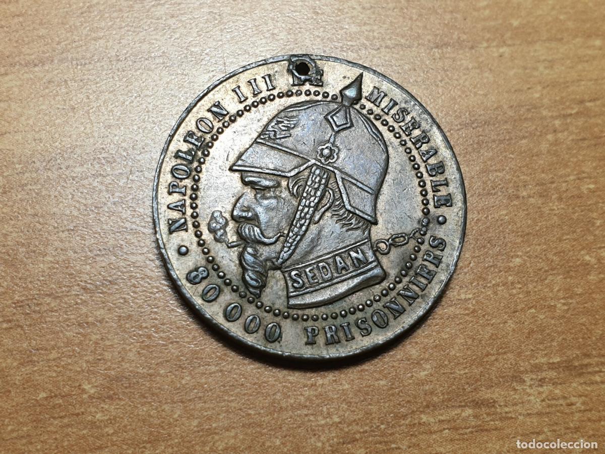 Medallas hist&oacute;ricas: FRANCIA SEDAN NAPOLEON III GUERRA FRANCO PRUSIANA MEDALLA SATIRICA 1870 VAMPIRE