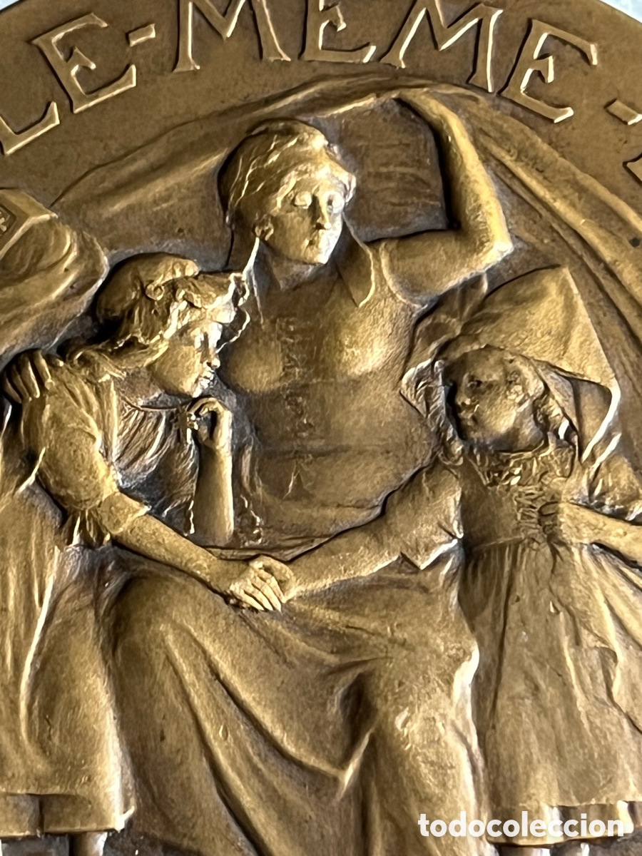 Medallas hist&oacute;ricas: Charles Perron - Medalla Francesa de bronce - Foto 4
